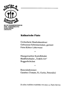 "Kulinarische Platte"